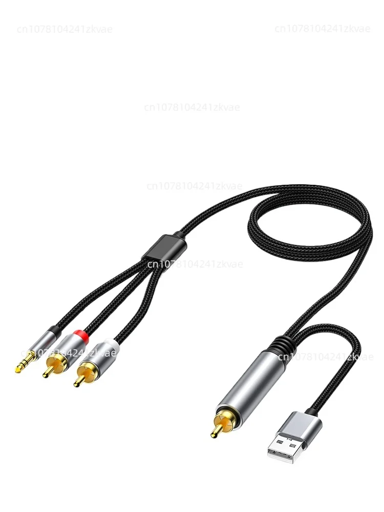 Analog Signal SPDIF to 3.5 Audio One Divided into Two Twin Lotus Colored Thread RF Output Applicable to Old TV Audio