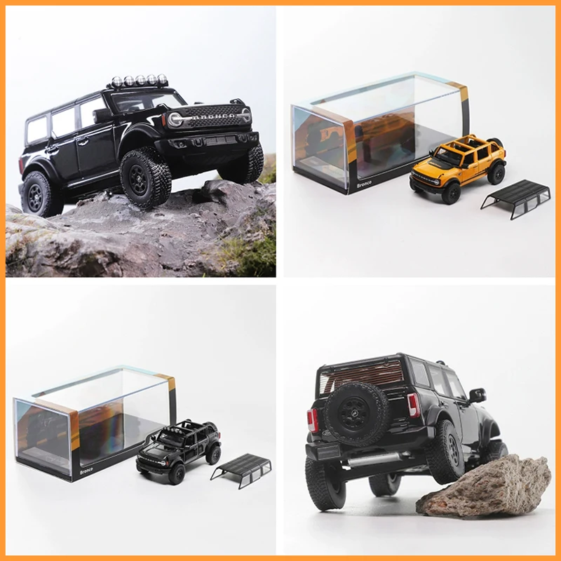 

SHADOW PRO 1/64 Scale Bronco Alloy Off-Road Car Model Collection Display Ornament Toy Gift