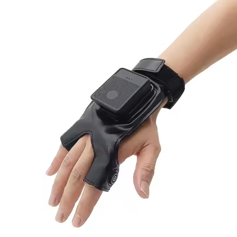 Wearable Barcode Scanner,Bluetooth 2D Finger Trigger Wireless Bar Code Reader Inventory
