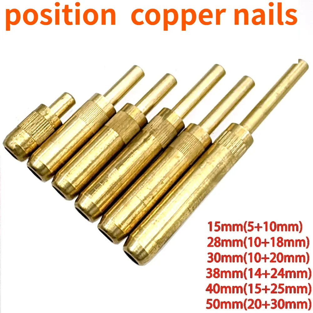 10pcs 50pcs Spring Copper Pin Copper Stud OD5.5 Length 15/28/30 Test Probe Blister Mold Locating Pin Positioning Pillar