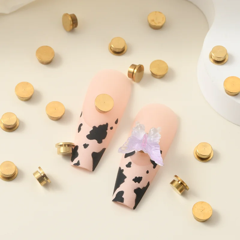 

Ювелирные изделия для дизайна ногтей, высокоскоростной переносной подшипник, вращающийся вал, липкие украшения для дизайна ногтей, универсальные, 5 в упаковке