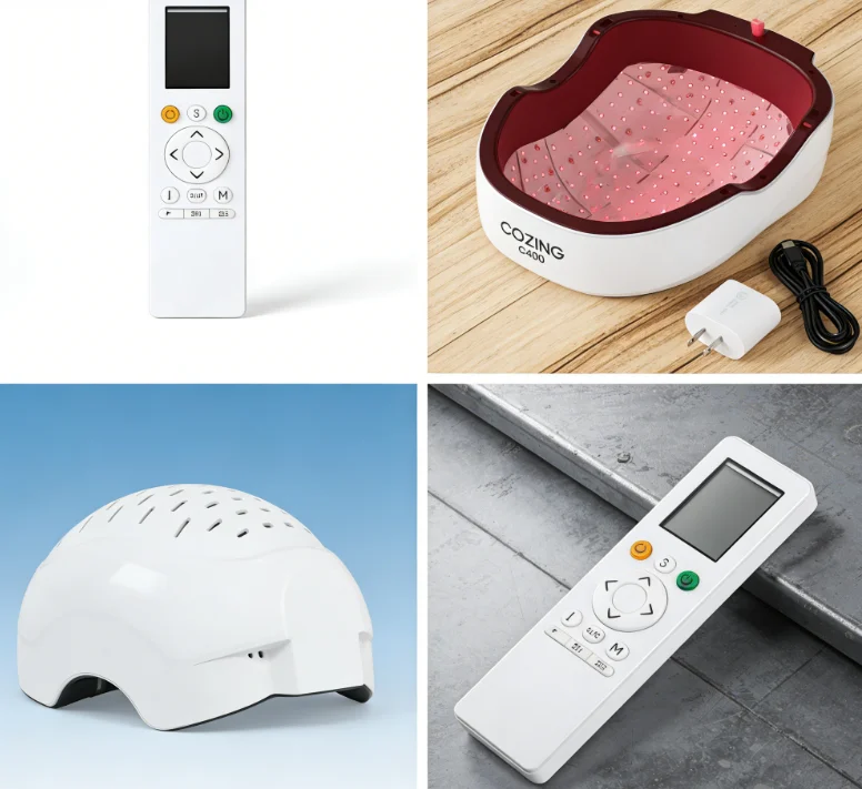 COZING-C400 LED Photobiomodulation Helmet  Near Infrared Light Therapy Device for Brain Health Focus Memory Recovery