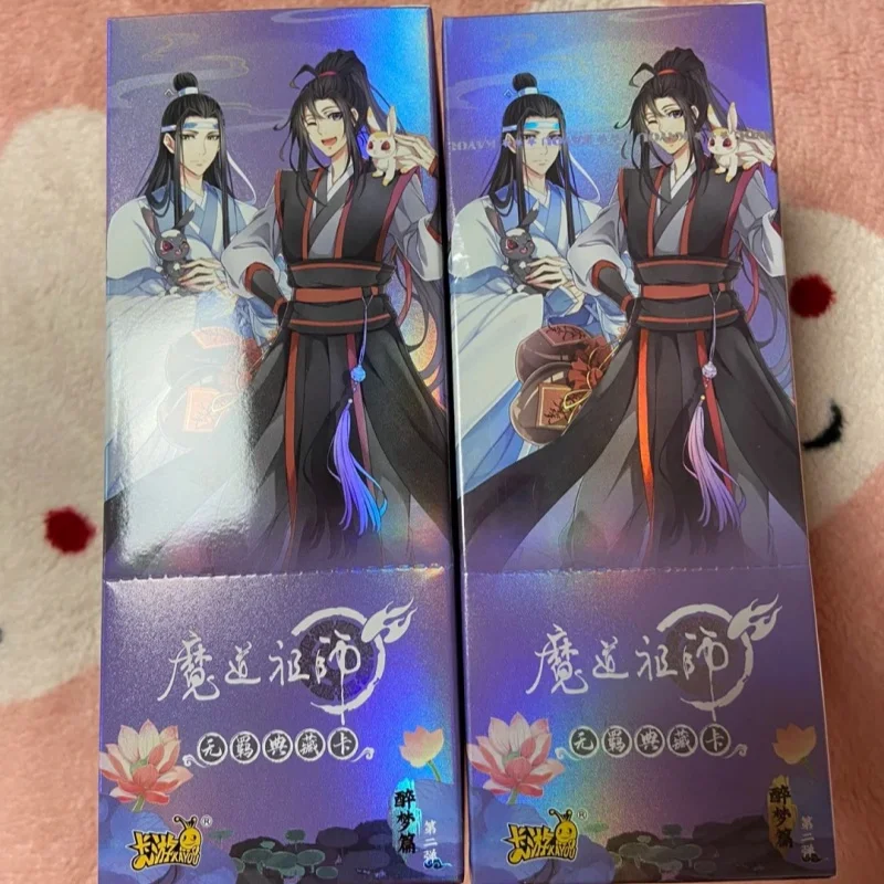 Kayou Genuine Mo Dao Zu Shi Drunk Dreams Signature Card Wei Wuxian Lan Wangji Полный набор коллекционных карточек Рождественские игрушки Подарки