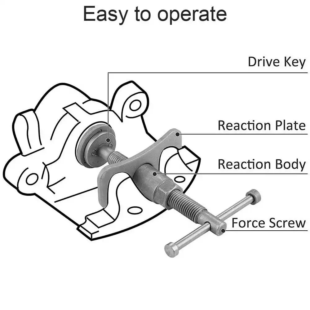 Set 22 Piezas Reposicionador de Pistones Zapatas Pastillas Freno con Maleta Azul