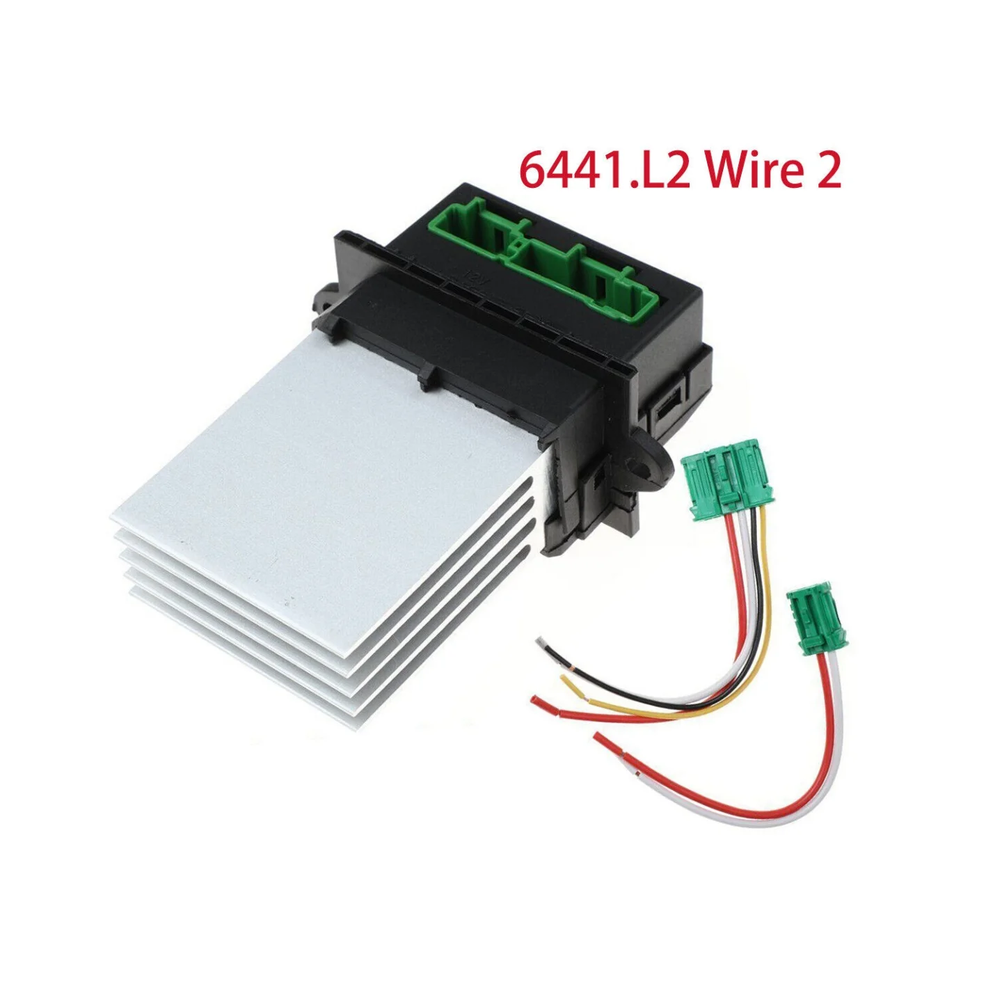 

Резистор вентилятора кондиционера/разъем/провод для Citroen Renault Megane Scenic Clio Peugeot 207 607 6441 L2 6441L2 7701048390