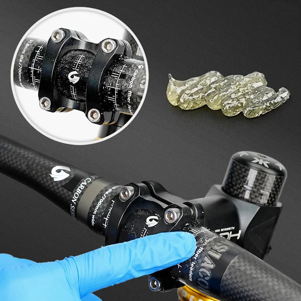 10g serat karbon antiselip agen non-korosif Anti-Slip pelumas mudah untuk membersihkan minyak sepeda MTB batang pegangan jok sadel