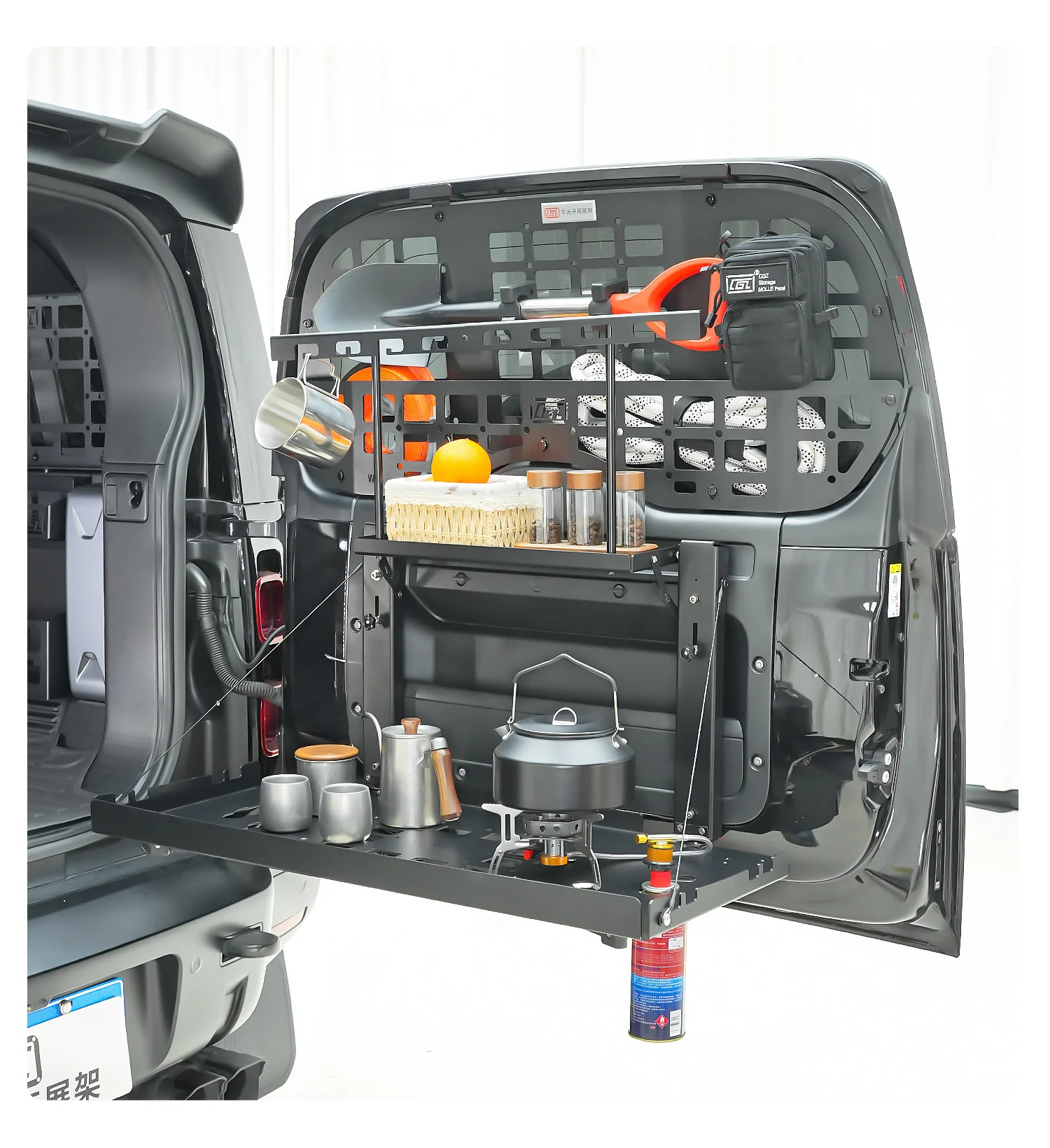 Portable Tailgate Table For Land Rover Defender 90 110 130 2020-2025 Tailgate Storage Rack Rear Tail Gate Folding Table Panel