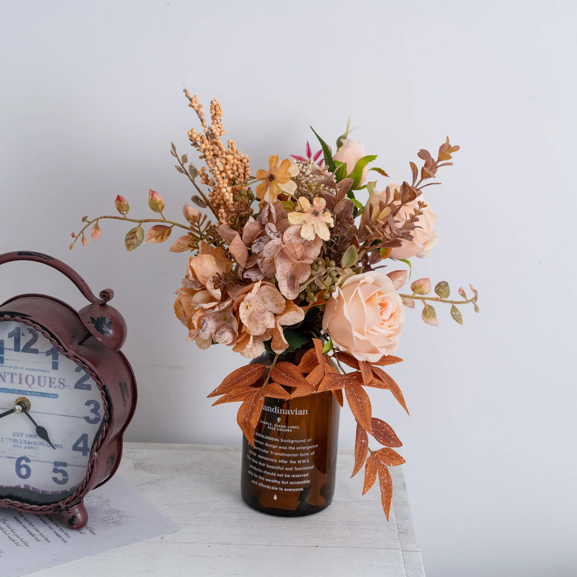 

4PCS Peony Silk Artificial Flowers High Quality Home Living Room Wedding Bride Bouquet Party DIY Gift Fake Flower Decoration