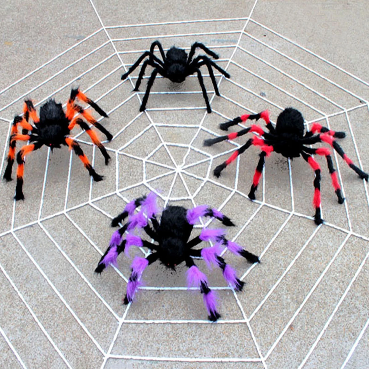 

1Pcs New Halloween Spider Web Decor For Jazzing Up Bars Elevating Haunted House Parties With A Bone-Chilling Atmosphere