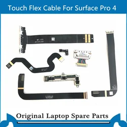 Conectores de Cable flexible para Microsoft Surface Pro 4 1724, pantalla táctil LCD, placa pequeña, micrófono, puerto de carga, X937072-001