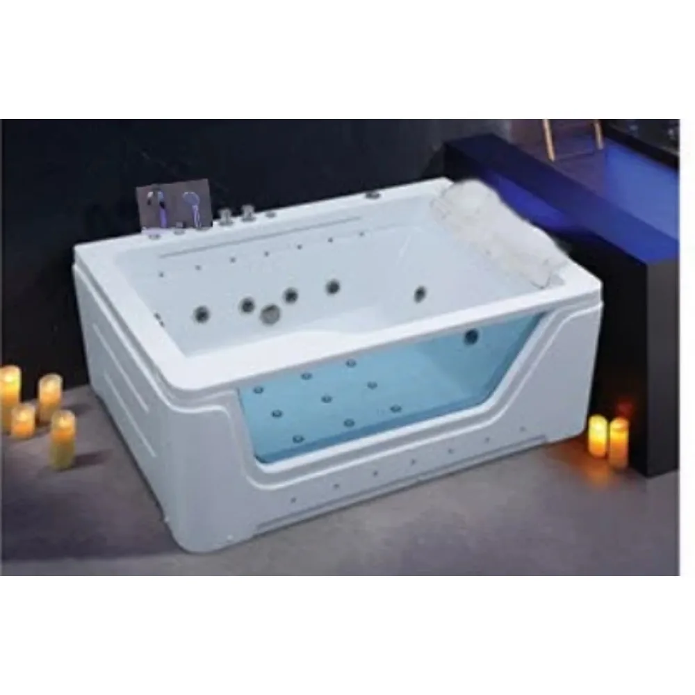 1700mm Fiberglass Whirlpool Bathtub Acrylic Hydromassage Surfing Massaging Hot Tub NS3020W