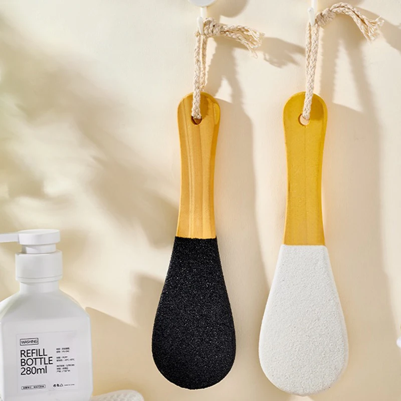 1Pc Harde Dode Huid Verwijderen Bamboe Siliciumcarbide Voetrasp Bestand Scrubber Rasp Eelt Pedicure Tool Exfoliërende Gereedschap