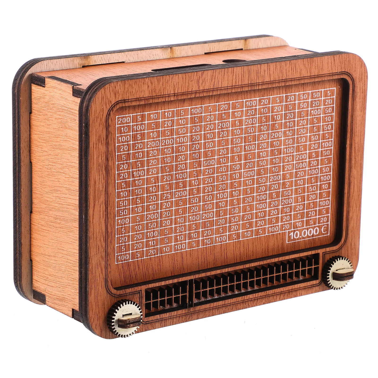 صندوق النقود الخشبي الإبداعي راديو أصبع البنك للبالغين ديكور المنزل عملة توفير وعاء رائعة الحرفية الحاويات هدية #1