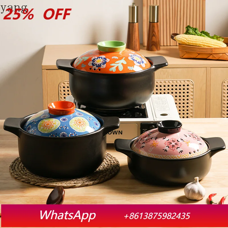 

LMM casserole soup pot ceramic soup porridge rice stew pot