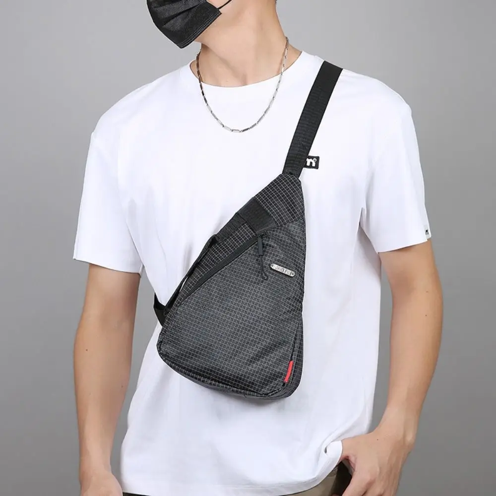 

Nylon Polyester Men Chest Bag Black Blue Green Large Capacity Waist Storage Bag Multifunctional Male Shoulder Bag Men Women