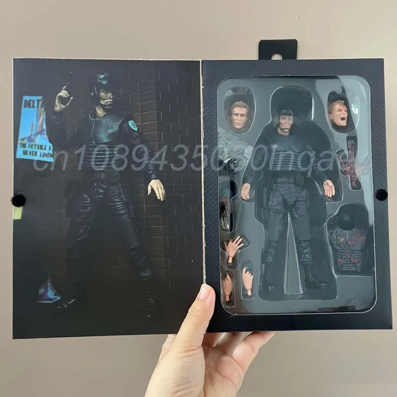 NECA Figure Robocop Alex J. Murphy Action Figure Model Toys Joint Movbale Doll Collection Book Shelf Decoration