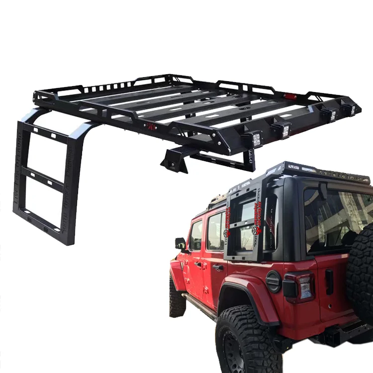 4x4 Offroad Accessories Top Roof Rack for JL 2018+ 4 Door