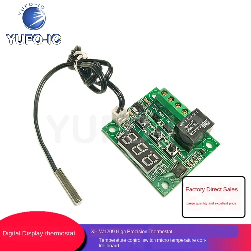 1PCS Digital Thermostat XH-W1209 High Precision Temperature Controller, The Temperature Switch Micro Thermal Control Plate