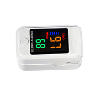 Portable Four-color Fingertip Oximeter Heart Rate Meter Pulse Blood Oxygen Saturation OLED Screen Digital Tube Practical Monitor