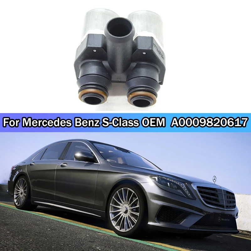 For Mercedes Benz S-Class W222 S320 S350 S400 S450 Car Coolant Heater Control Solenoid Valve A0009820617