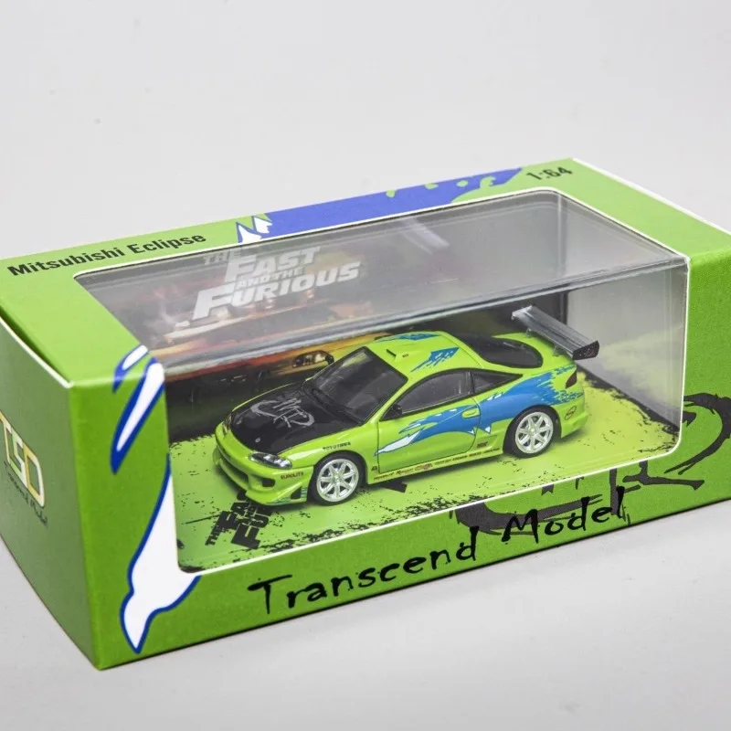 

1:64 Mitsubishi Solar Eclipse diecast miniature alloy car model in stock, boys' room decoration, adult collectible display item.