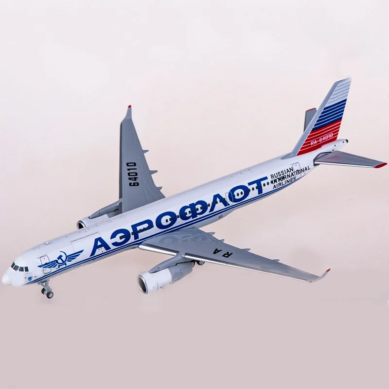 NGmodels  1:400 Scale NG40009 Aeroflot Tupolev tu-204-1000s RA-64010 Simulation alloy aircraft model Collection gift display