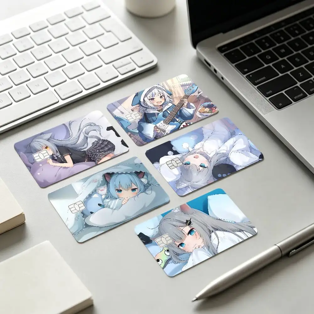 Cute N-Nachoneko Card Stickers Credit Card DIY Card Protector Stickers Waterproof Film Skin Cover