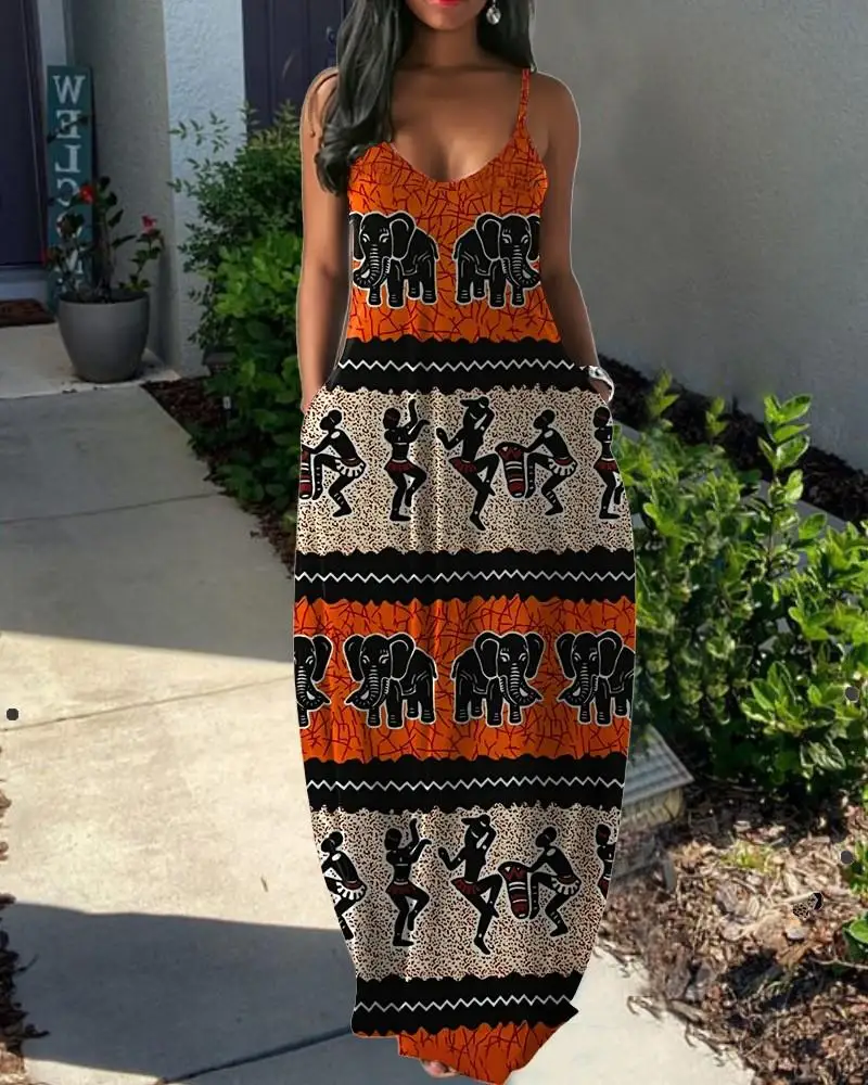 Nouveau Style ethnique rétro imprimé T-shirt 2025 décontracté mode usage quotidien à manches courtes unisexe traditionnel Folk col rond haut