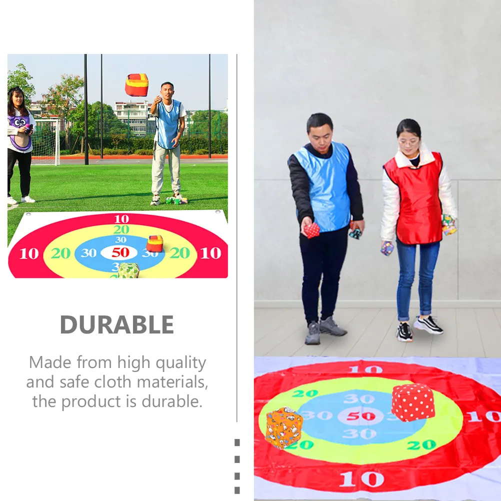 โยนเกมเป้าหมายดิสก์ของเล่นที่เป็นประโยชน์กระสอบทรายเด็กกีฬาของเล่นกลางแจ้งเกมกระดานการพิมพ์ผ้า