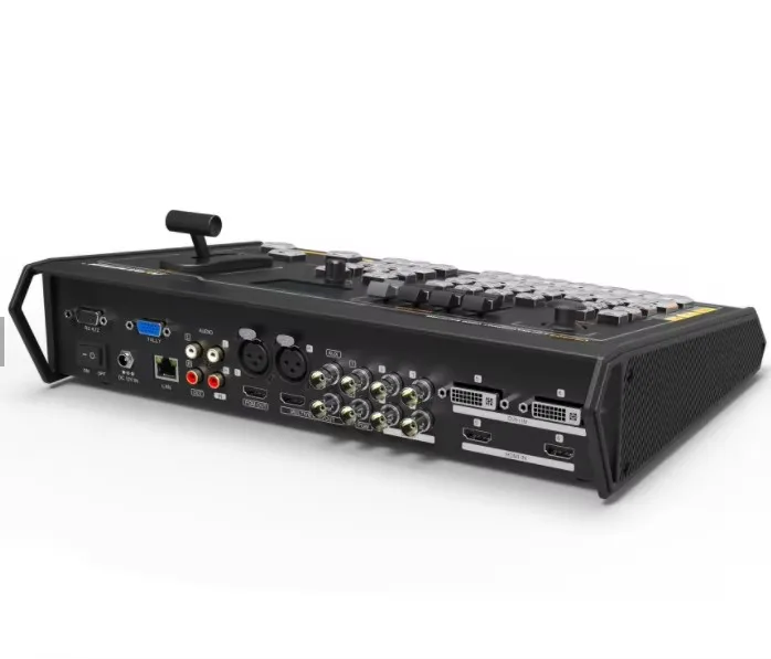 AVMATRIX VS0605 SDI HDMI-compatible Multi-format 6 Channel Inputs Video Switcher Mixer With PTZ Camera Control and Record Luma