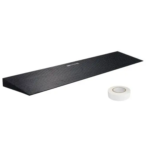 1.6 Cuttable Rubber Threshold Ramp for Robot Vacuums, 35.4 Non-Slip Wheelchair Ramp for doorways & Bathrooms