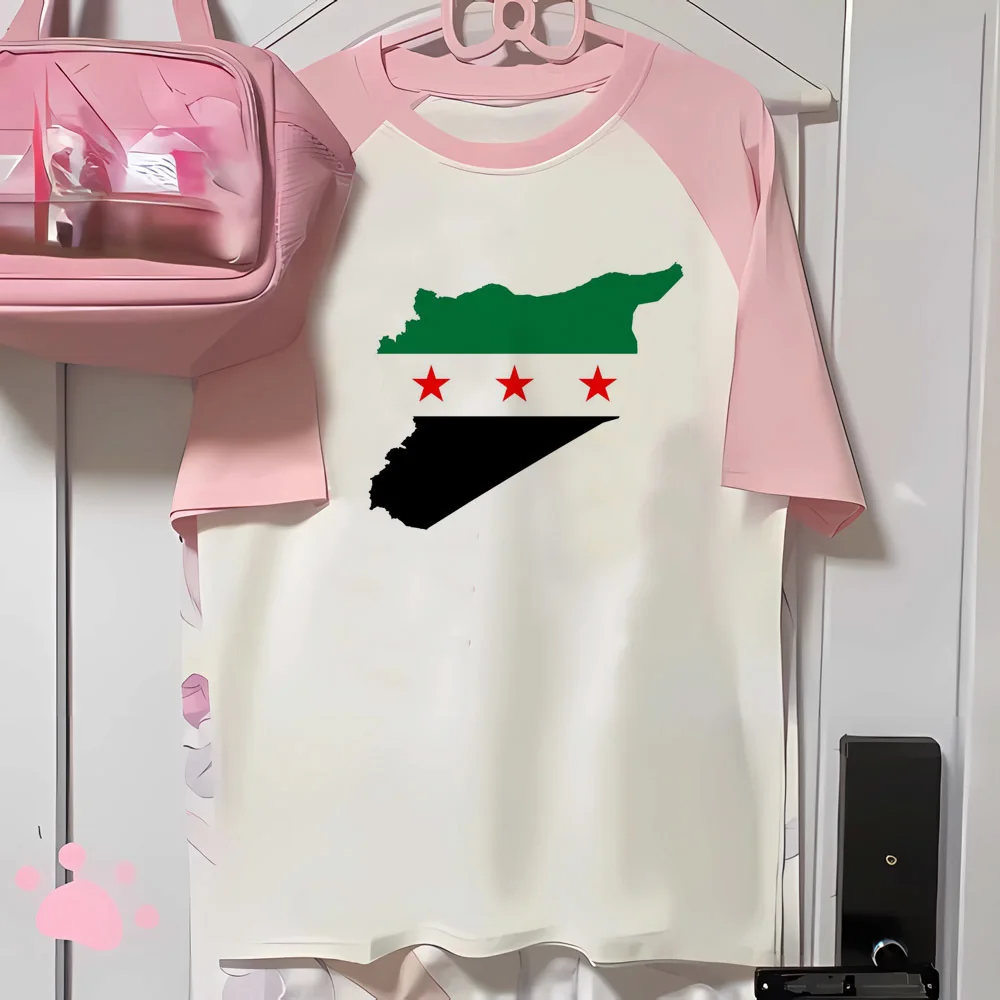 Syria top tees teen party funny graphic goth top tees cheap streetwear clearance sales