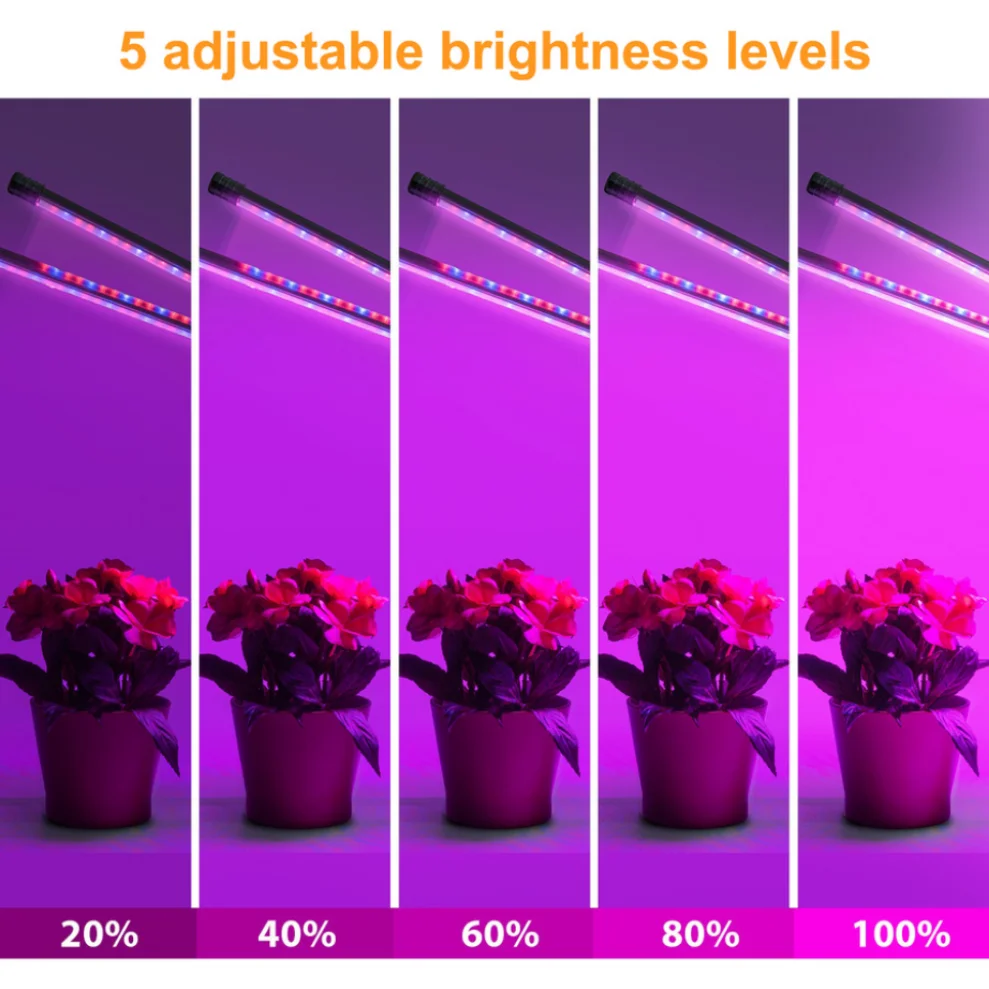 USB Full Spectrum LED Grow Light, Phyto Lamp, Phytolamp para Plantas, Mudas, Flor, Casa Tenda, Remessa, Controle