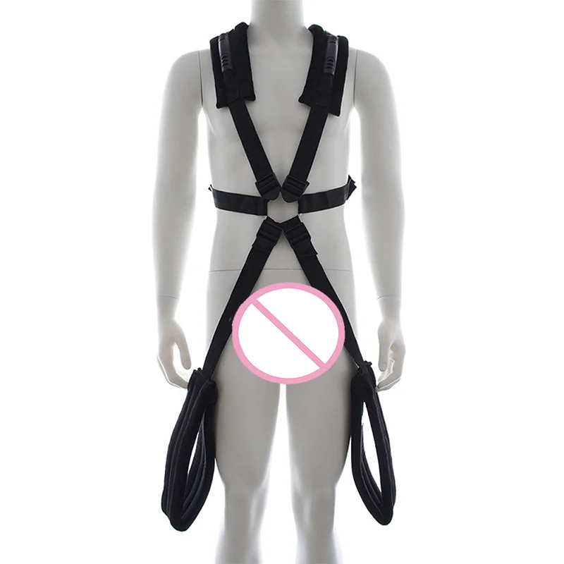 BDSM Sex Toys Bondage Gear Binding Spreader Adult Games Erotic Man Chastity Couples Nylon Swinging Belt Restraint Set Sexy Shop