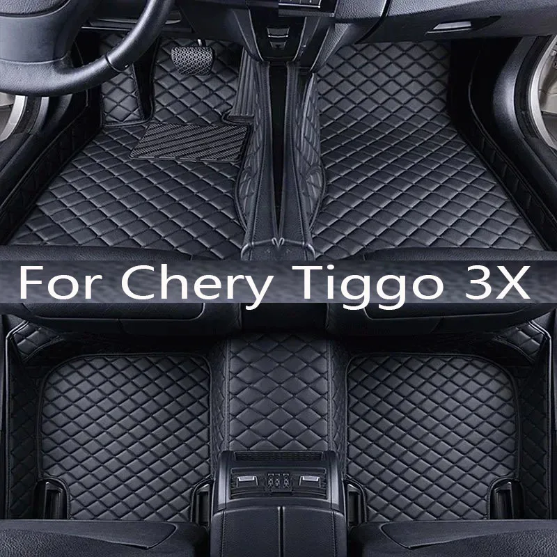 

TPE Custom Car Floor Mats For Chery Tiggo 3X Plus 2021 2022 2023 Waterproof Carpet Auto Interior Accessories