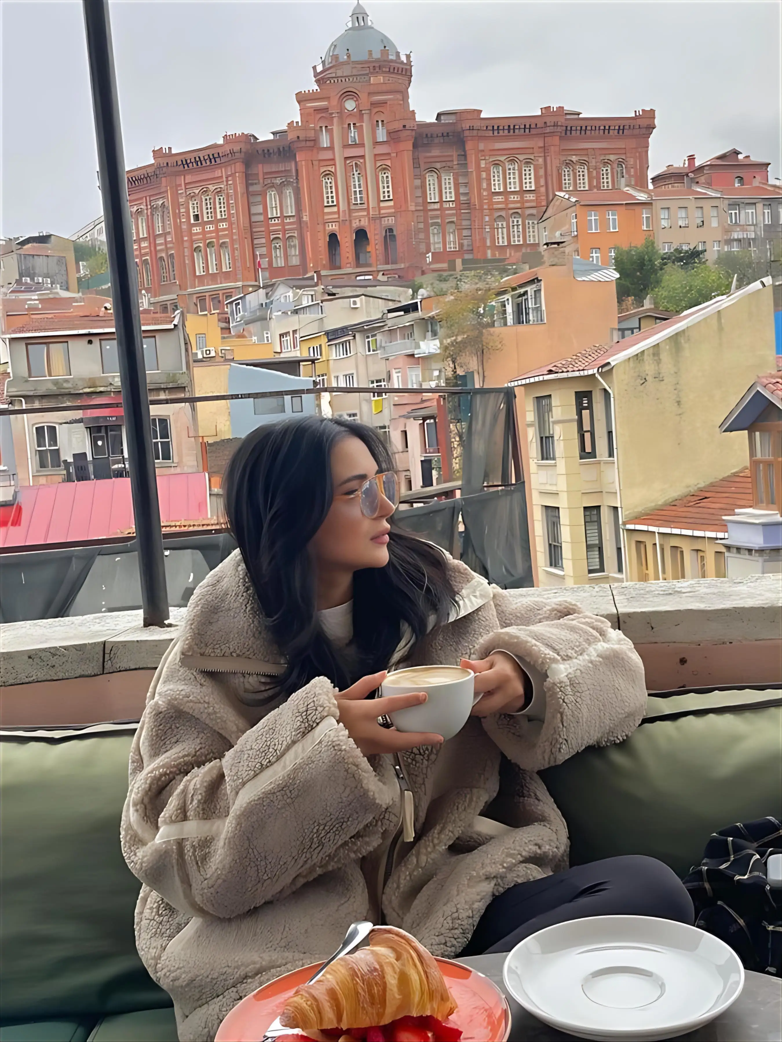 

Lamb Wool et With Hood Lapels Two Pieces Casual Drop Shoulder Beaded Sport Camping Flight Baseball Uniformed Street Hip Hop