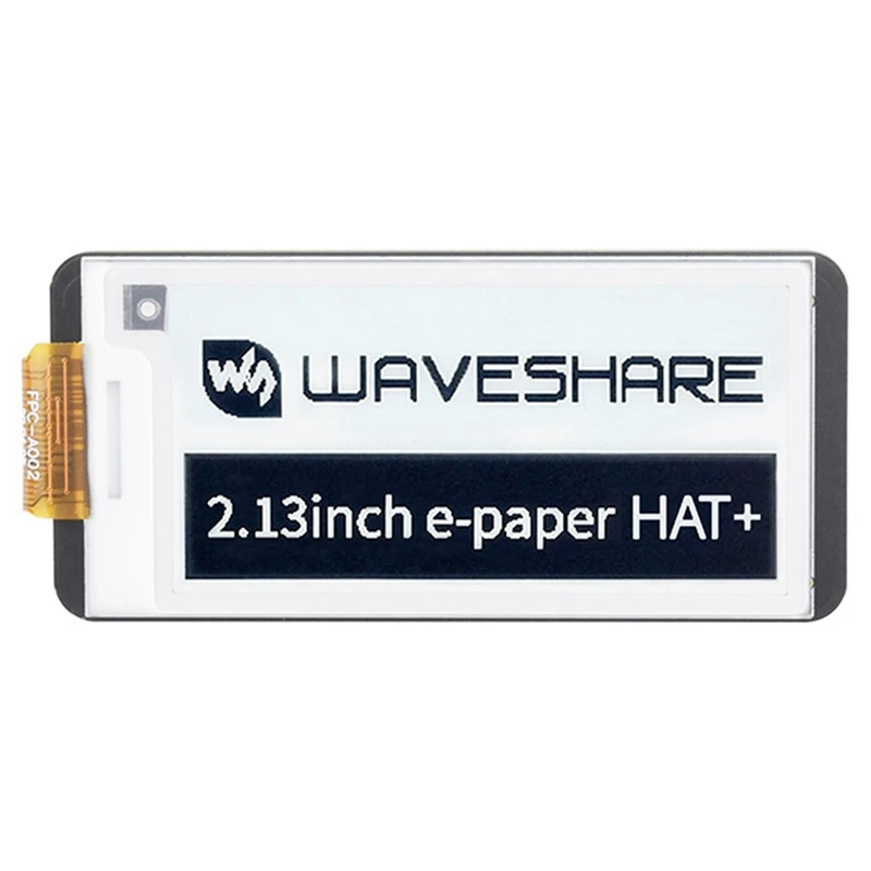 Waveshare 2.13 Inch E-Ink Display Module HAT+ 250x122 E-Paper Screen for Raspberry Pi Series Mainboard Jetson Nano Sunrise X3