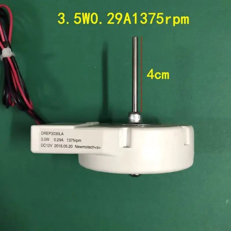 Novo motor de ventilador drep3030la 3.5w 0,29a 1375rpm dc12v para samsung geladeira ventilador de ventilação motor rotativo de refrigeração