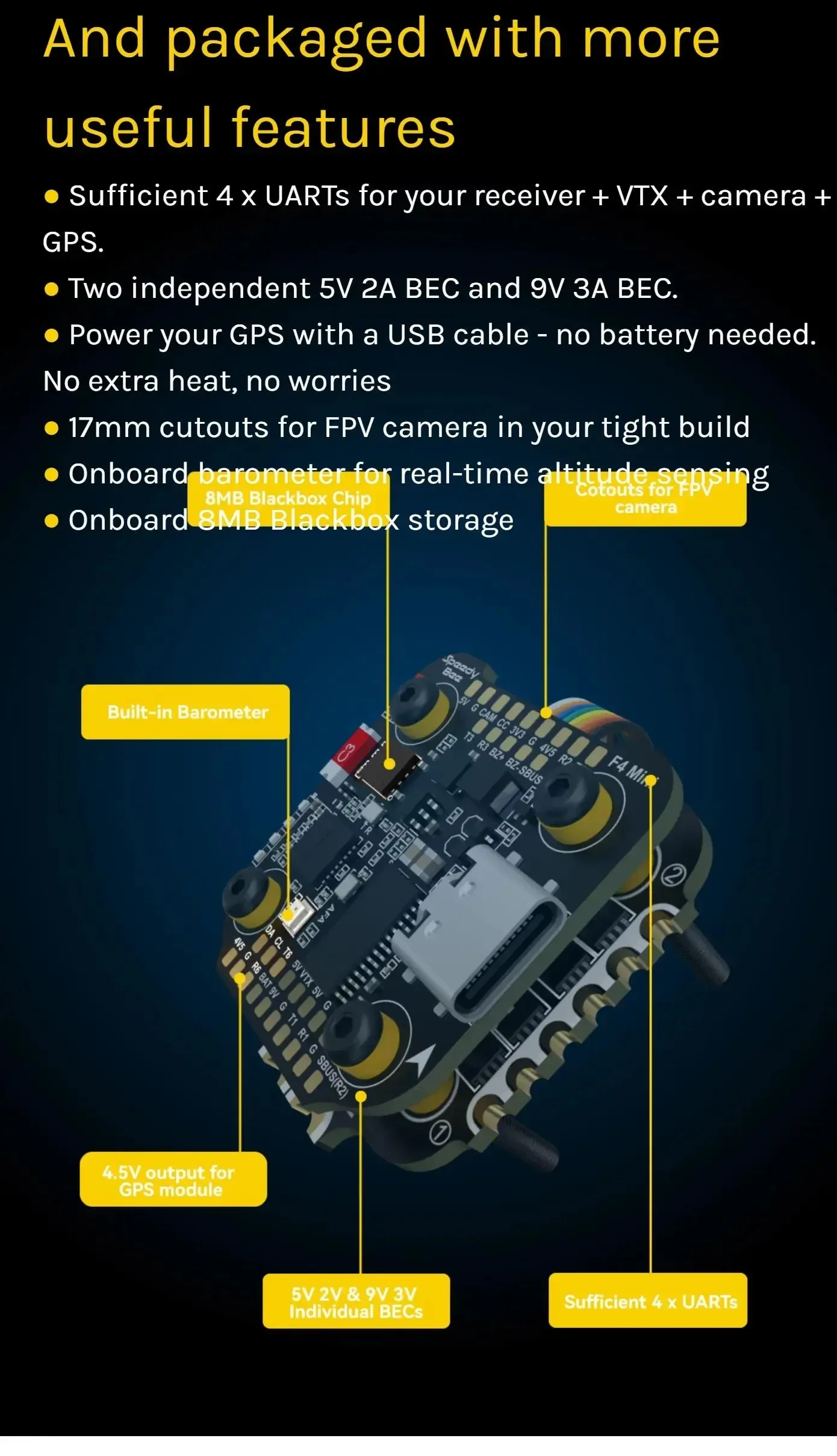 Speedybee F405 Mini…
