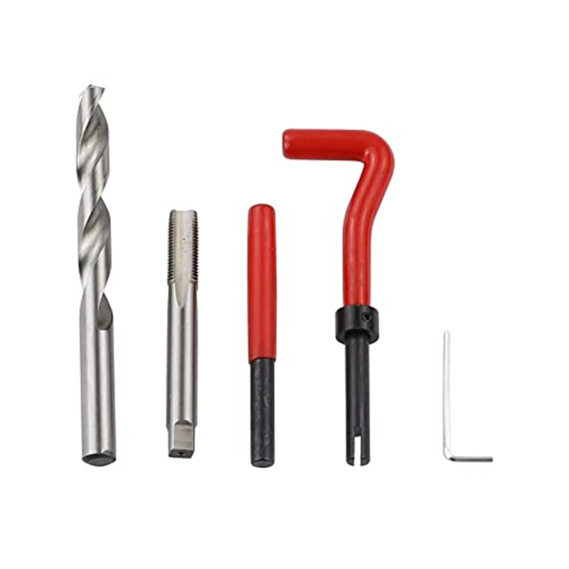 طقم إصلاح الخيوط المترية ، مجموعة إدراج إصلاح الخيوط ، الأسلاك ، M12 x inserمحامل ، 15