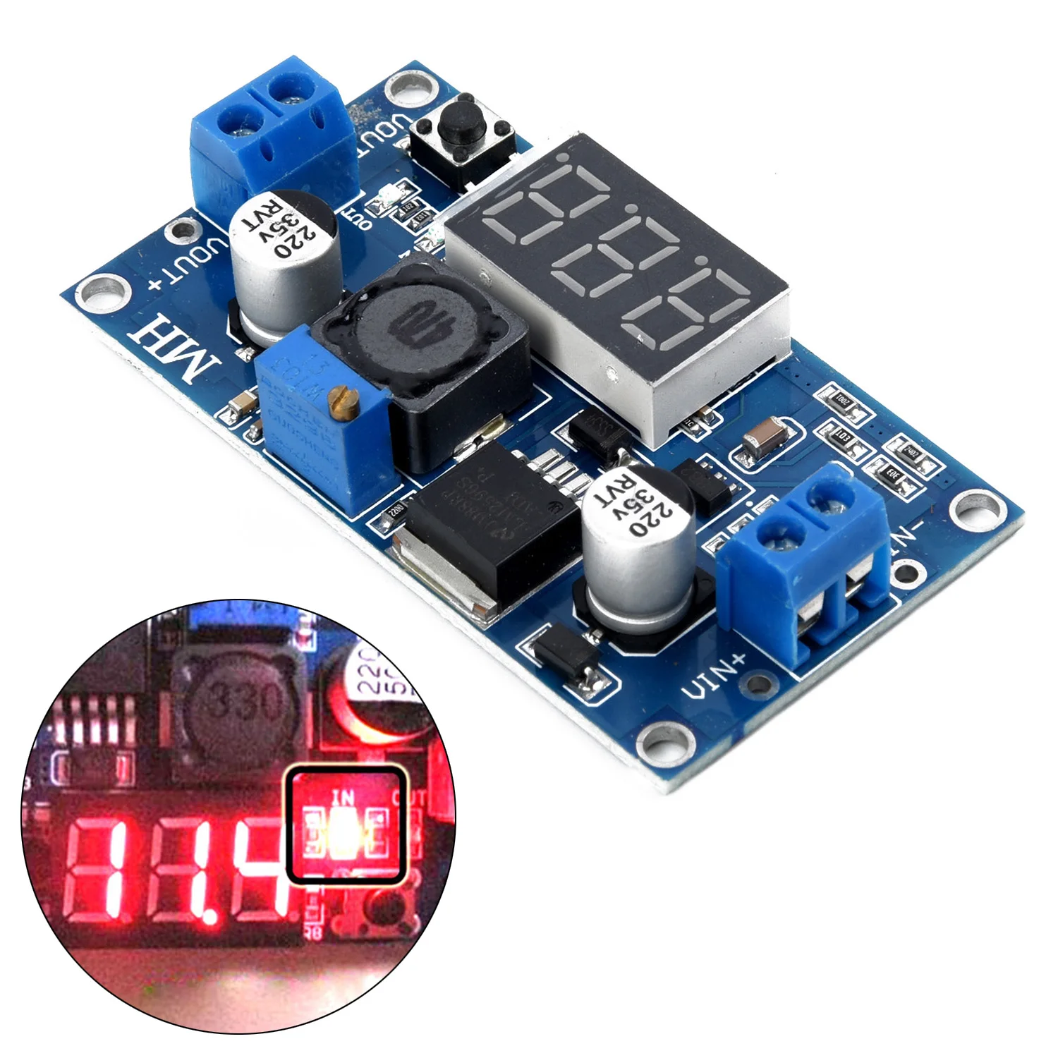 

Voltage Regulator LED Digital Voltmeter Tube, Adjustable For Precision Function, Can Be Adjusted Accurately For Your Multimeter
