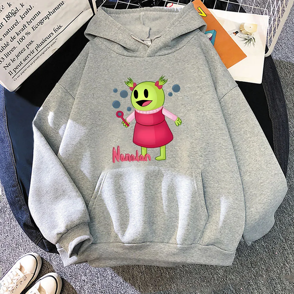 Nanalan tem diversão cartroon hoodies kawaii bonito sudaderas para mujer anime moletom feminino streetwear roupas masculinas estéticas topos