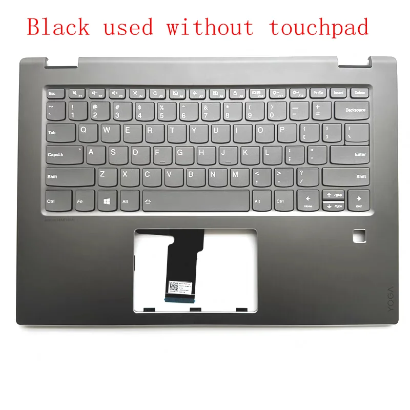 Funda superior para Lenovo Flex 5 Flex 5-14 Yoga 520-14 520-14IKB AM1YM000200, cubierta superior para reposamanos, teclado con bisel negro, novedad