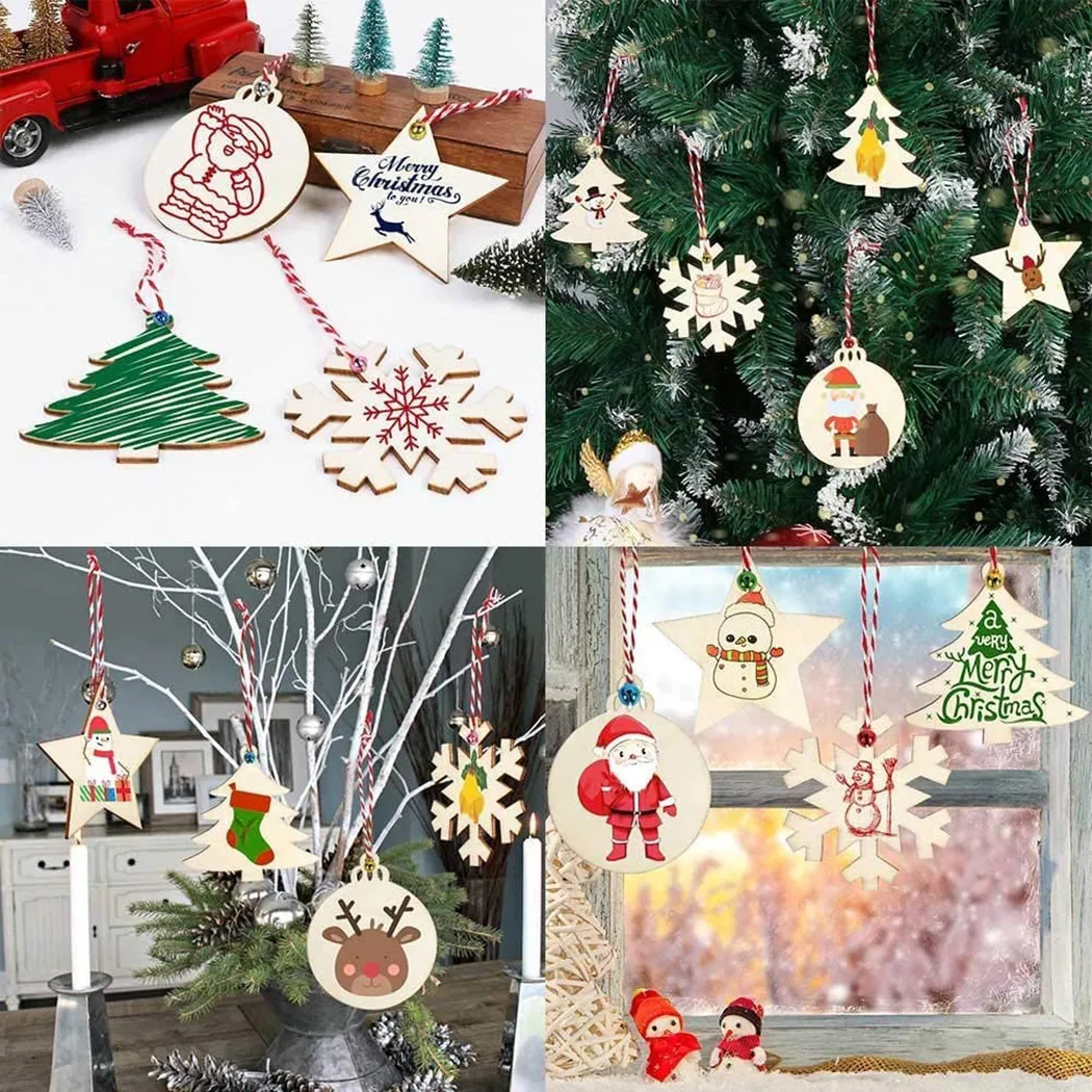 10Pcs Wooden Tree E…