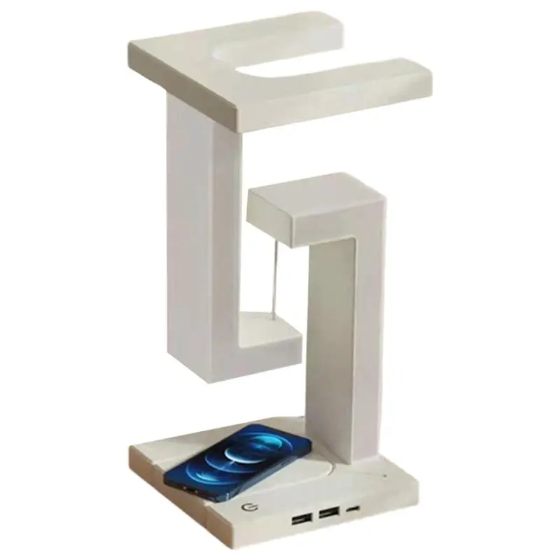 ABBP-Novelty Floating Lamp With 10 W Detachable Wireless Decorative Light For Bedroom/Office