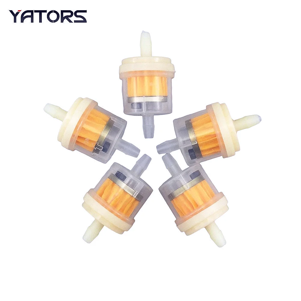 

10pcs Motorcycle Oil Filter Inline Gas Fuel Filter Filters Tool For Scooter Motorcycle Moped Scooter Dirt Bike ATV