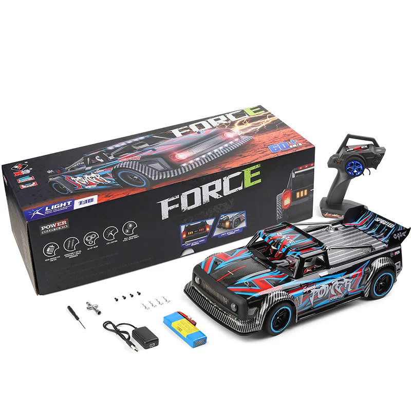 1/10 2.4g Rtr 4WD 60km/H ブラシレス 104072   Rc カードリフトオンロードメタルシャーシ LED 軽自動車モデルオフロードクライミング Rc おもちゃ