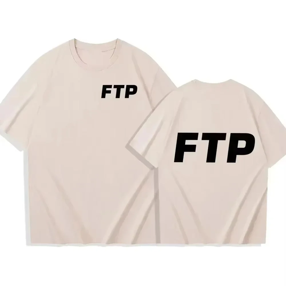 2026 New Ftp Printed T-shirt Men's Clothing  Harajuku Rap Styles Music Short Sleeve Casual Clothes Summer T Shirt view 3