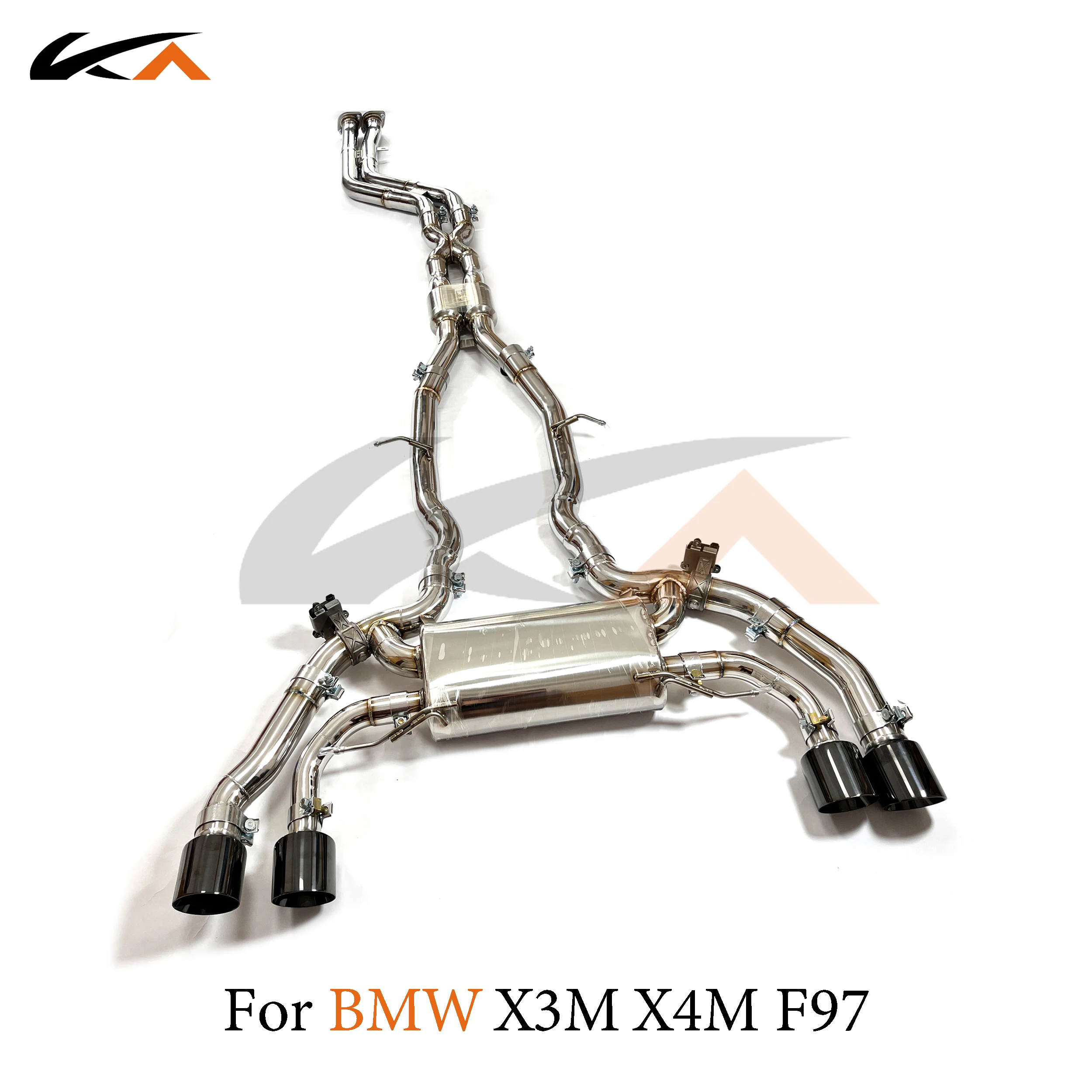 

KA Tuning exhaust system stainless catback for BMW X3M X4M F97 F98 S58 3.0T performance auto parts muffler valve car accessories