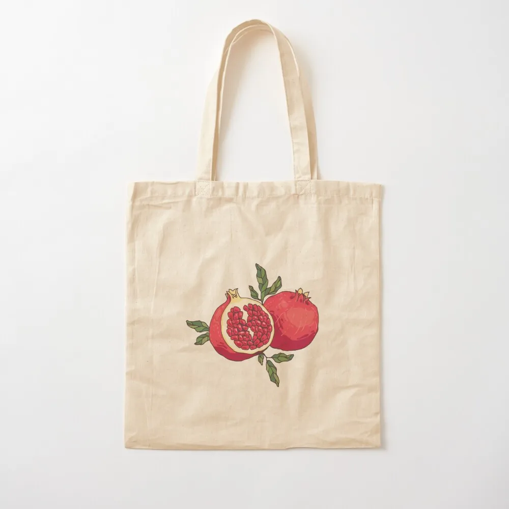 

Juicy pomegranate fruits Tote Bag canvas bags Gift bag Reusable bags eco bag folding